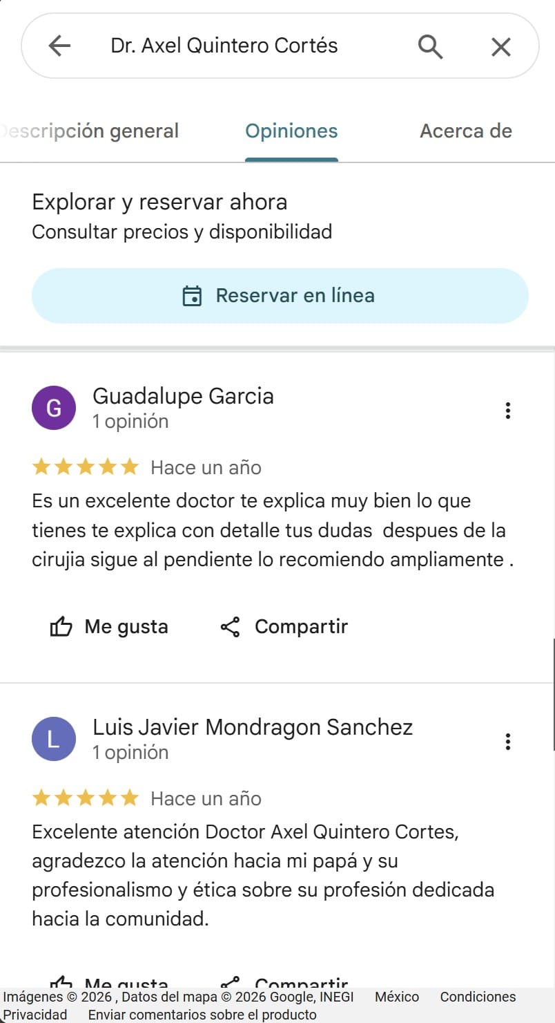 testimonios de pacientes