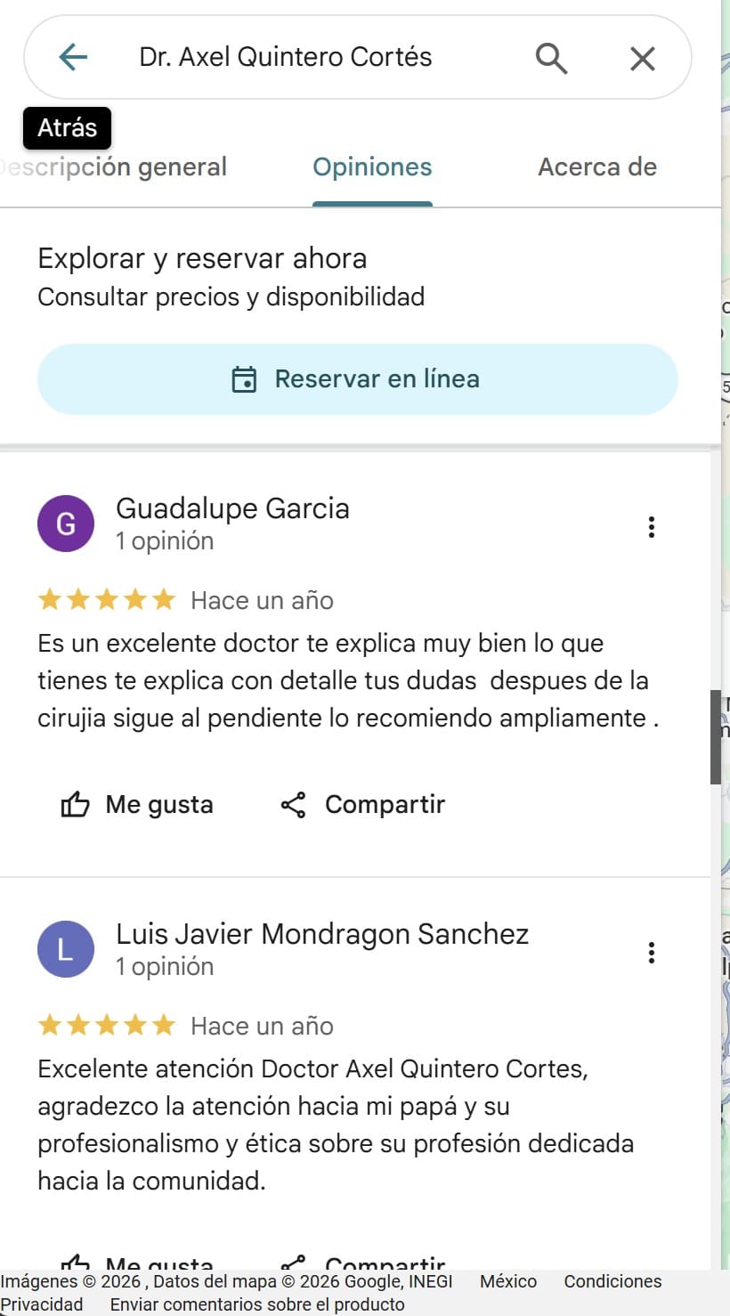 testimonios de pacientes